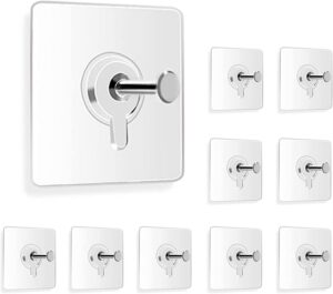 Deal Radiant Wall Hooks Self Adhesive Heavy Duty Rs. 93