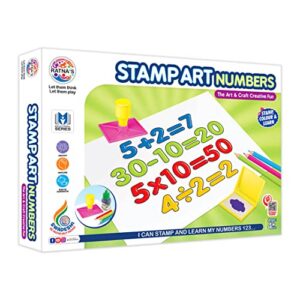 Ratna’s Stamp Art Number Stamping & Coloring Educational Set for Kids