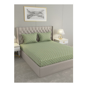 Raymond Home Insignia Double Fine Bedsheet with 2 Pillow Covers