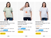 Red Tape Women’s Clothing up to 89% off starting from Rs.204 at Amazon