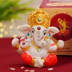 TIED RIBBONS Resin Ganesh Idol for Car Dashboard Diwali Gifts Rs 139