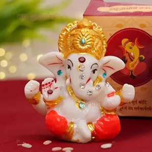 TIED RIBBONS Resin Ganesh Idol for Car Dashboard Diwali Gifts Rs 139