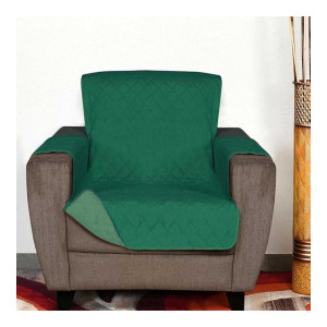 1 Seater Reversible Quilted Sofa Couch Cover