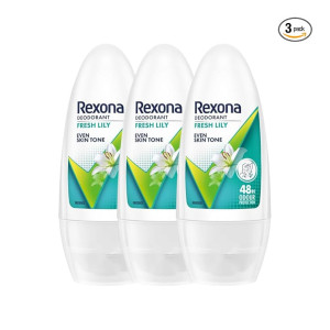 Rexona Fresh Lily Underarm Roll-On Deodorant (Combo of 3)