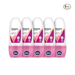 Rexona Powder Dry Roll-On Deodorant for Women (Pack of 5)
