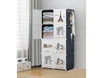 Deal R.K. International 8 Door Plastic Wardrobe