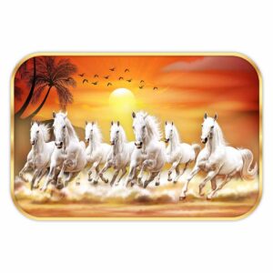 Running Horses at Sunrise Vastu Painting