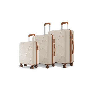 Safari Pentagon Pro 8 Wheels Set of 3 Hard Case Trolley Bag