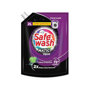 Safewash Front Load Matic Premium Liquid Detergent 2L Refill Pouch