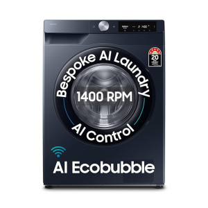 Samsung 12 kg 5-star AI Ecobubble Fully-Automatic Front Load Washing Machine