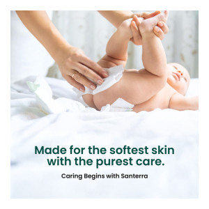Santerra Pure Baby Wipes Enriched with Chamomile & Vitamin-E