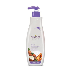 Santoor Perfumed Body Lotion for Extra Moisturising Dry Skin