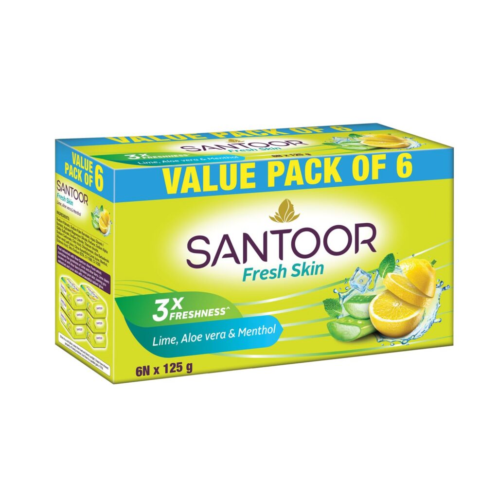 Santoor Aloe Vera Soap 6