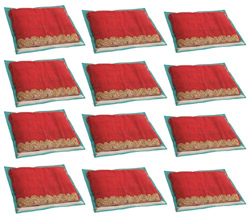 Beddify Saree Cover Set (Aqua Blue) 12