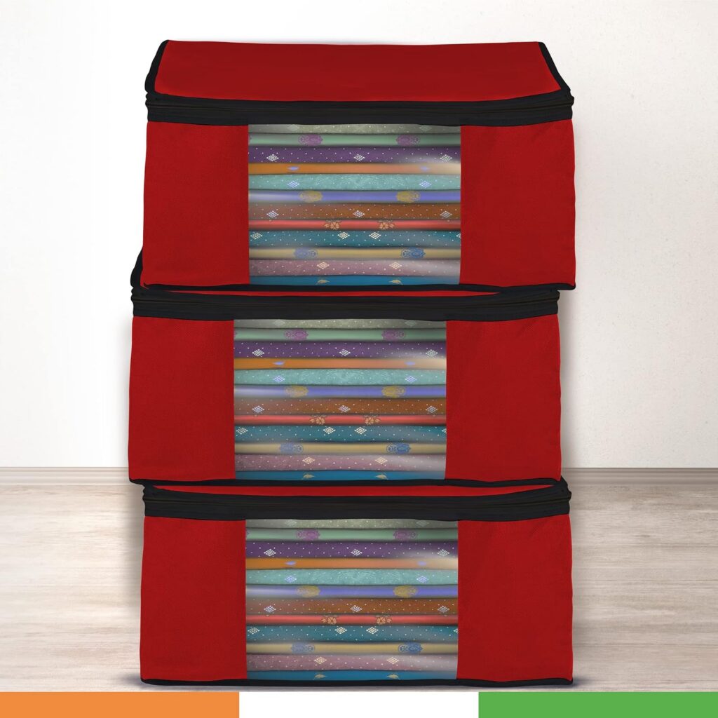 Saree Stacker Bag Pack of 3 Maroon Rs.120 @ Amazon