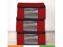 Saree Stacker Bag Pack of 3 Maroon Rs.120 @ Amazon