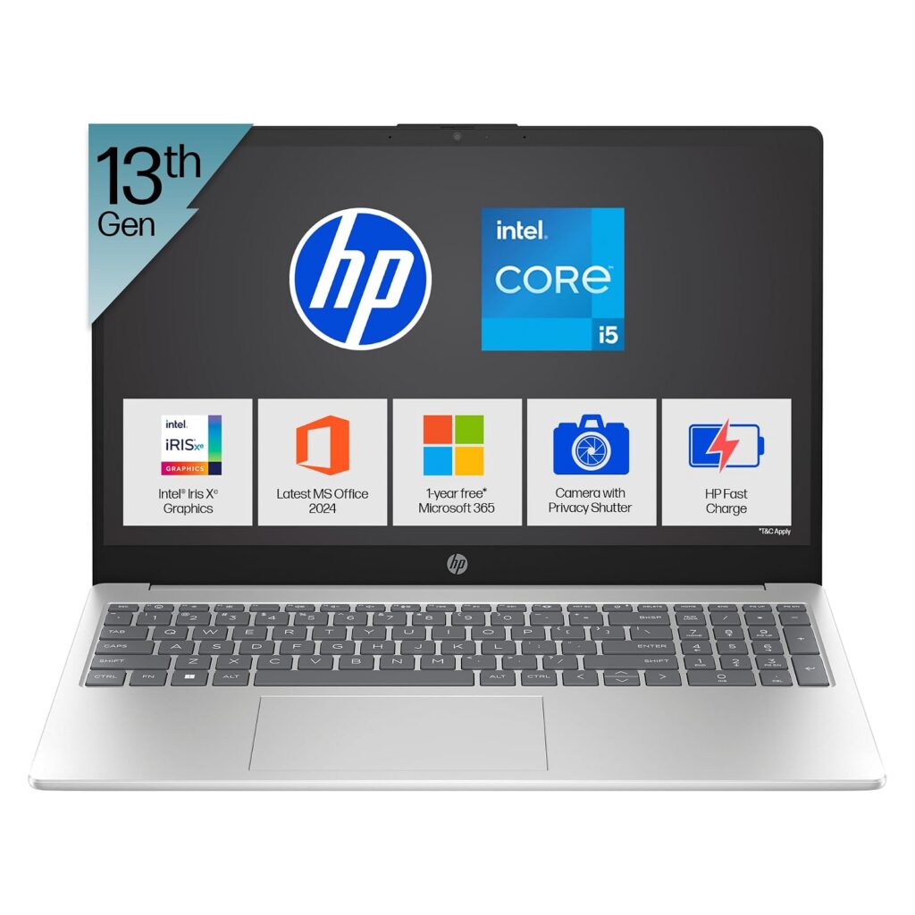 SBI CC EMI HP 15 i5 Laptop 16GB 512GB SSD FHD