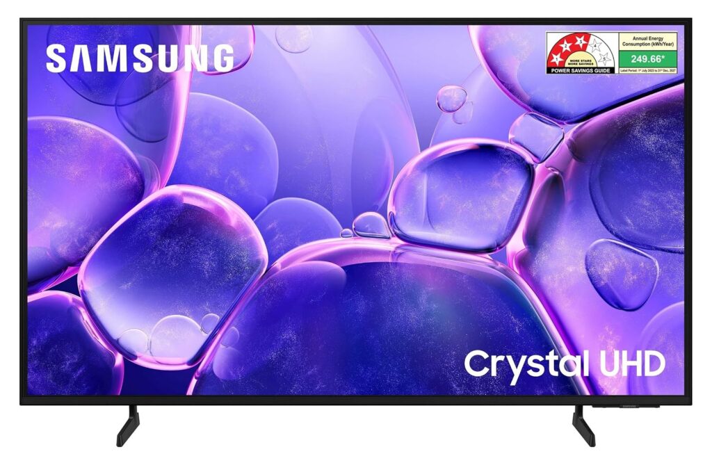 SBI CC EMI Deal Samsung 65 inch Crystal 4K Smart LED TV for Rs 56990