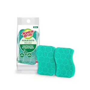 Scotch-Brite Scrub Dots for Cookware, Rinses Clean & Stays Odor Free
