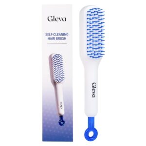 Gleva Self Cleaning Detangling & Styling Brush