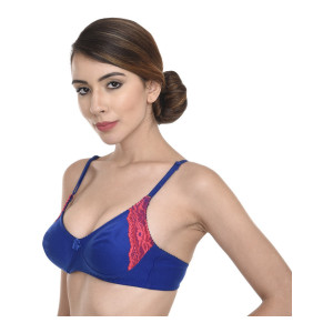Self Design Bra & Panty Lingerie Set