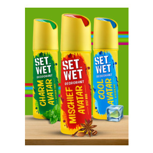 Set Wet Men’s Cool – Charm & Mischief Avatar Deodorant (Set of 2)