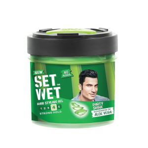 Set Wet Party Shine Hair Gel for Men