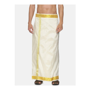 Sethukrishna Men’s Solid Dhoti
