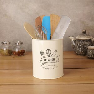 Deal Alert SHYAMA HOMES Cutlery Holder Kitchen Organizer Ivory Rs. 441