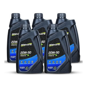 Signate 20W50 Street Race Bike Engine Oil 1L (Pack of 5)