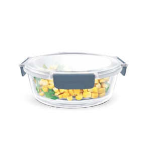Signoraware Shut N Seal Borosilicate Glass Round Container