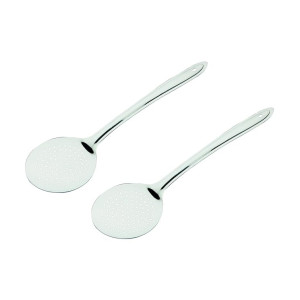 SignoraWare Stainless Steel Heavy Gauge Skimmer/Jhara Set/2 for Frying & Straining