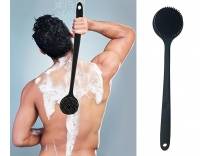 Silicone Back Scrubber with Long Handle