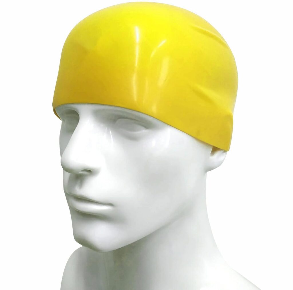 Silicone Swimming Cap Unisex Yellow Rs. 94