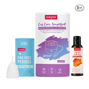Sirona Menstrual Cup Sterilizer Kit at Rs289 | Amazon Deal