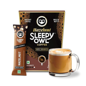 Sleepy Owl Hazelnut Instant Coffee Sachets