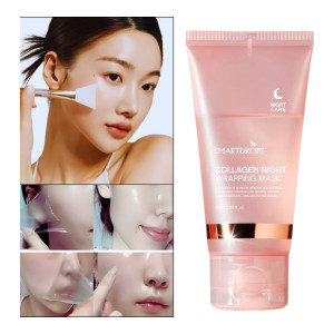 smartdrops Collagen Face Mask For Dry Skin Moisture And Soft Touch Feel