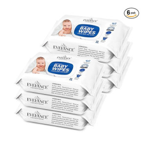 Soft Cleansing Baby Wipes with Lid | Extra Thick & Moist | Aloe Vera & Vitamin E | pH Balanced