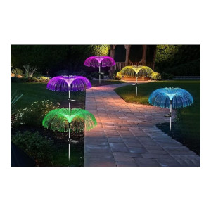Solar Fiber Optic Garden Stake Lights at Rs9 | Amazon Deal