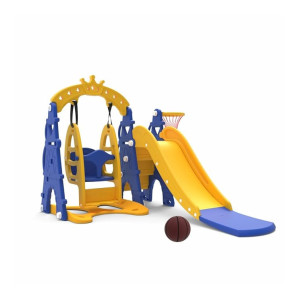 Solimo 3-in-1 Garden Castle Slide & Swing (2-8 Years)