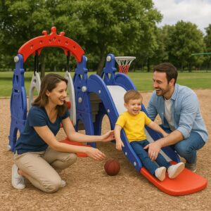 Solimo 3 In 1 Slide Swing
