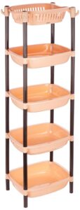Solimo 5 Tier Plastic Rack 376