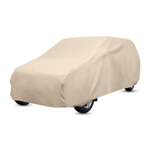 Solimo 7 Seater Car Cover (Beige) for Innova, Ertiga, Marazzo