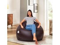 Deal Amazon Solimo XL Bean Bag Brown Faux Leather Rs 1199