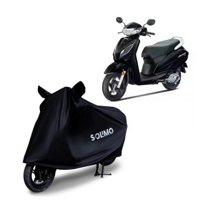 Amazon Brand – Solimo Bike Cover for Honda Activa with Carry Bag | Water Resistant | Dustproof | UV Protection
