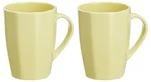 Solimo Ceramic Coffee Mugs Set of 2 Yellow 380ml Rs. 252
