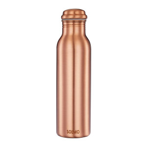 Solimo 100% Pure Copper Water Bottle | Leak Proof & Rust Proof | 950 ML