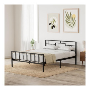 Solimo Cyrus Metal Queen Bed