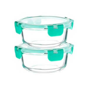 Solimo Glass Containers Set of 2
