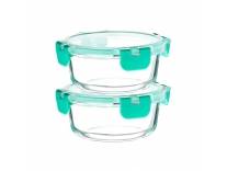 Solimo Glass Containers Set of 2